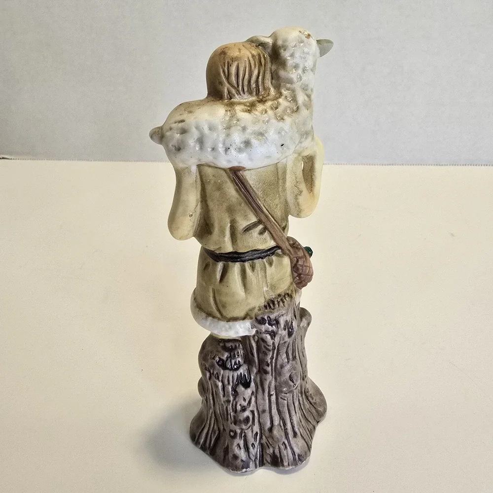 Nativity Set Porcelain Shepherd Boy Figure Replacement Part Vintage